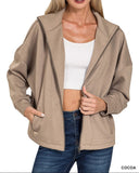 Scuba Zip Up Jacket - **4//Colors**