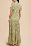 A Line Button Down Lace Dress - *2//COLORS*
