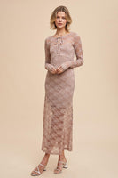 Long Sleeve Lace Dress