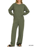 Slub Long Sleeve & Pants Set - *3//Colors*