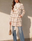 Plaid Midi Coat - *3//Colors*