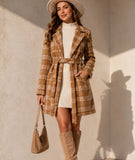Plaid Midi Coat - *3//Colors*