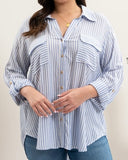 Stripe Lightweight Button Down
