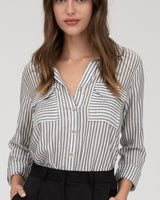 Stripe Lightweight Button Down