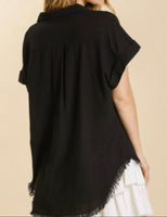 Linen Button Top *2//COLORS*