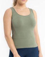 Ribbed Seamless Reversible Tank *BEST SELLER*