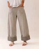 Cuffed Striped Jean *4//Colors*
