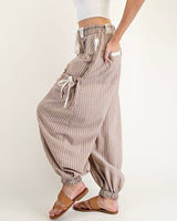 Striped Drawstring Jogger - *2//COLORS*