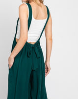 Dark Green Adjustable Jumpsuit