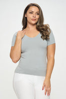 Seamless Tee - REG & CURVY *9//COLORS*