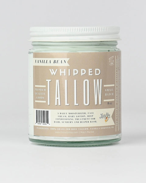 Vanilla Whipped Tallow Moisturizer | 100% Natural