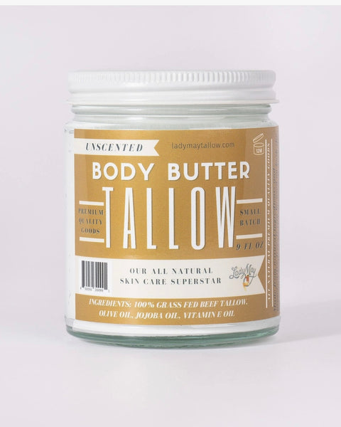 Unscented Tallow Body Butter