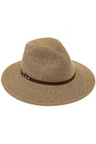 C.C. Straw Panama Hat **5//COLORS**