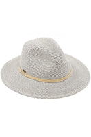 C.C. Straw Panama Hat **5//COLORS**