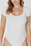 Short Sleeve Ribbed Bodysuit