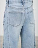 Embroidery Detail Barrel Jean