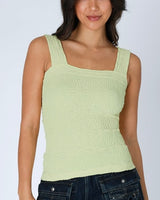 Textured Square Tank - Multiple Colors