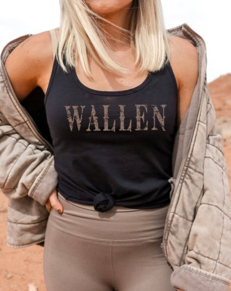 WALLEN Tank - Black