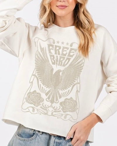 Free Bird Sweatshirt - Bone