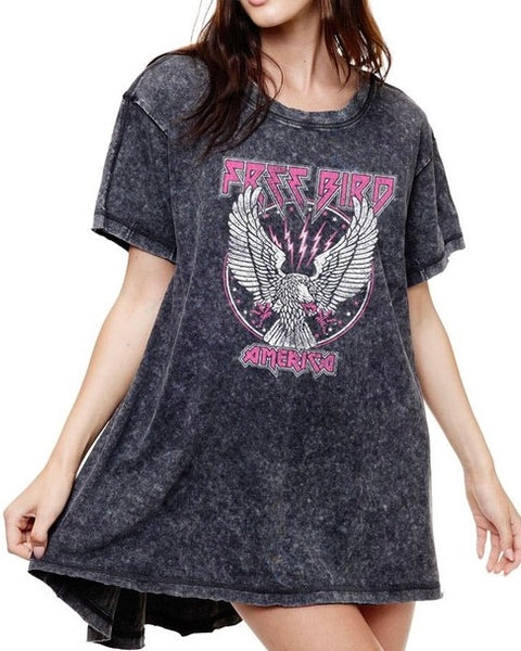 Free Bird America Tunic - Black