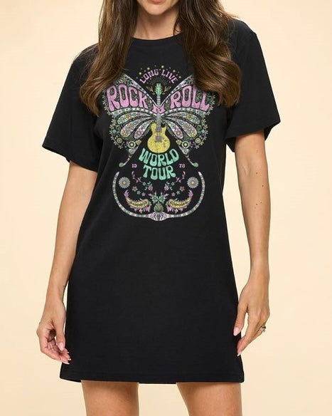 Rock & Roll Tunic - Black