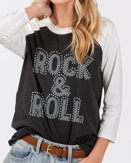 Rock & Roll Raglan Tee