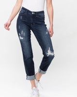 Judy Blue Patch Boyfriend Jean