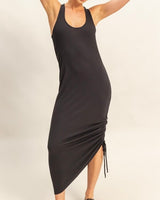 Side Drawstring Dress - *2//COLORS*