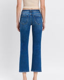 High Rise Straight Ankle Jean - Charming