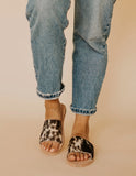 Cowhide Slides
