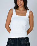 Textured Square Tank - Multiple Colors