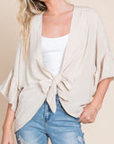 Crochet Trim Kimono *2//COLORS*