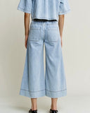 Crop Trouser Jeans - Light Wash