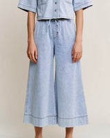 Crop Trouser Jeans - Light Wash