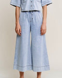 Crop Trouser Jeans - Light Wash