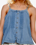 Chambray Tank Top