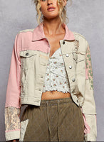 Denim & Lace Jacket - 2 Colors