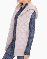 Diamond Quilted Hooded Vest *2//COLORS*