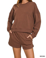 Short Fleece Sweatshirt - 6 Colors
