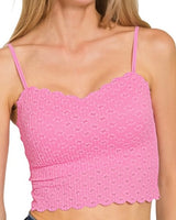 Seamless Lace Bralette - 5 Colors
