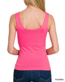 Seamless Tank w/ Shelf Bra - 7 Colors