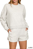 Short Fleece Sweatshirt - 6 Colors