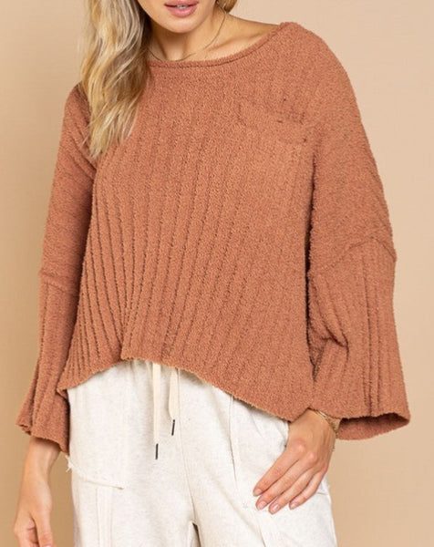Burnt Topaz Berber Sweater