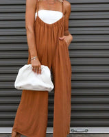 Woven Adjustable Jumpsuit *2//COLORS*