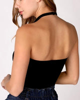 Ribbed Seamless Halter Top