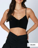 Lace Trim Bralette *2//COLORS*