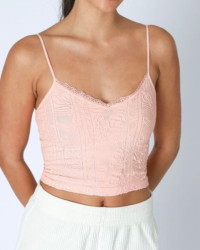 Double Lace Seamless Cami