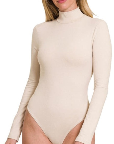 Mock Neck Bodysuit *3//COLORS*