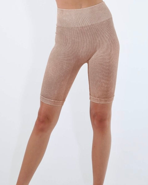 Ribbed Bike Shorts