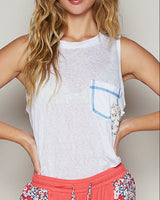 Sleeveless Slub Tank - 3 Colors